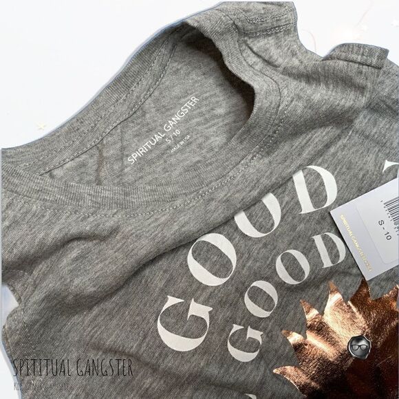 SPIRITUAL GANGSTER KIDS ‘MINI ME COLLECTION’ MUSCLE TEE “GOOD THINGS TAKE TIME” - Picture 2 of 6